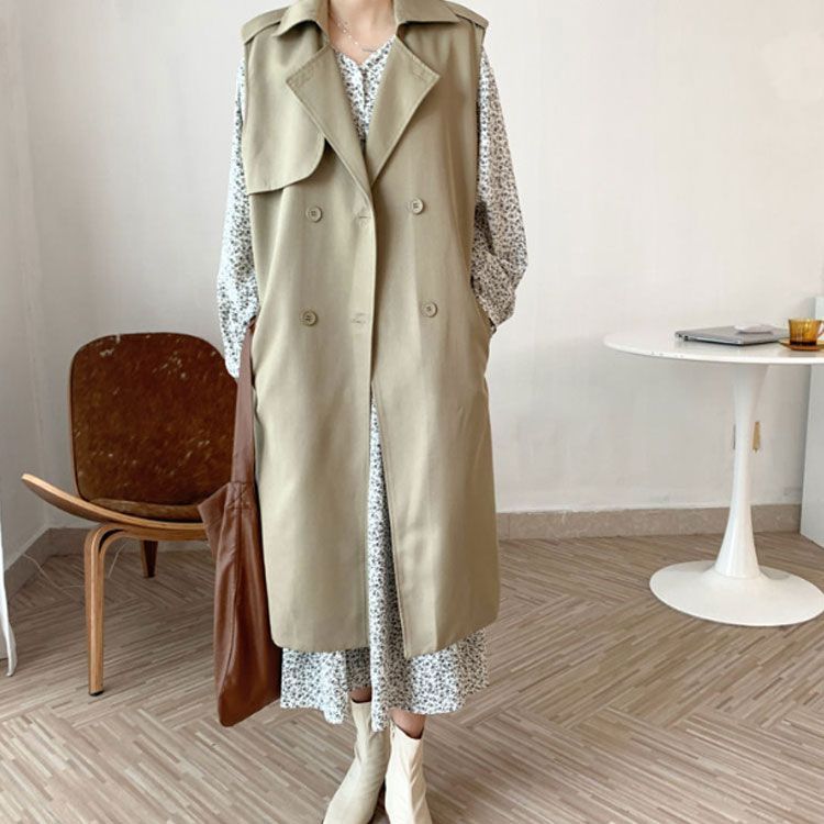 レディース ジャケット コート ベスト ジレ トップス ロング丈