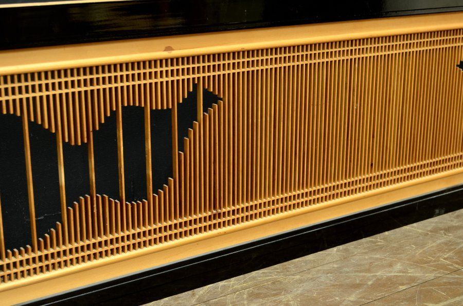 蔵A4765 建具 欄間 格子 瓢箪透文 一対 古民家座敷 MERCADOAVALIA_COM_BR