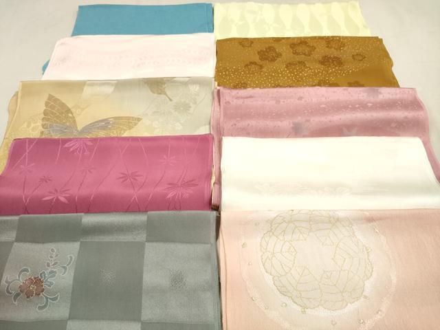 平和屋着物 和装小物 帯揚げ10枚セット 正絹 DAAV2492xg