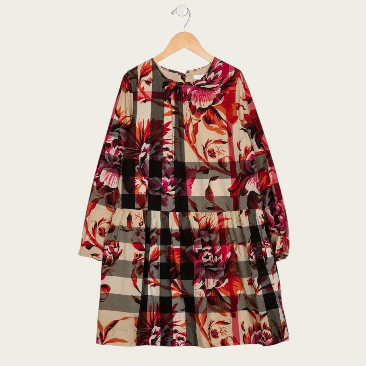 14Y 44 55 BURBERRY バーバリー 子供 花柄 ワンピース