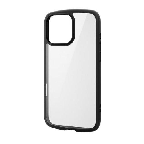 【新品・5営業日で発送】iPhone16ProMax／タフスリムライトケース／フレーム／ブラック(PM-A24DTSLFCBK)