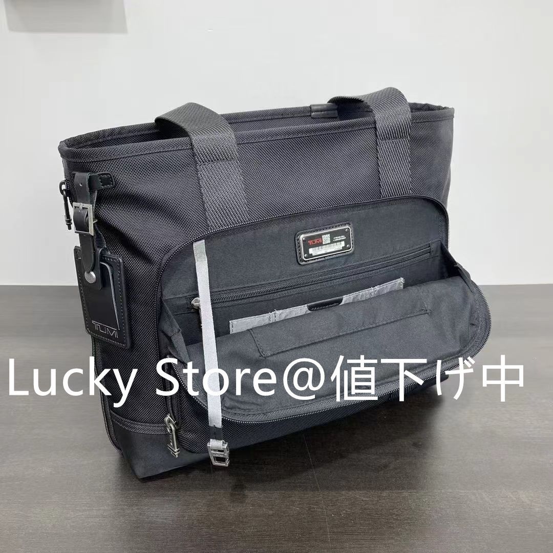 新品 TUMI トゥミ トートバッグ 肩掛け ビジネス 通勤 仕事 出張 エクスパンダブル A4/PC収納 ブラック 黒 - メルカリ