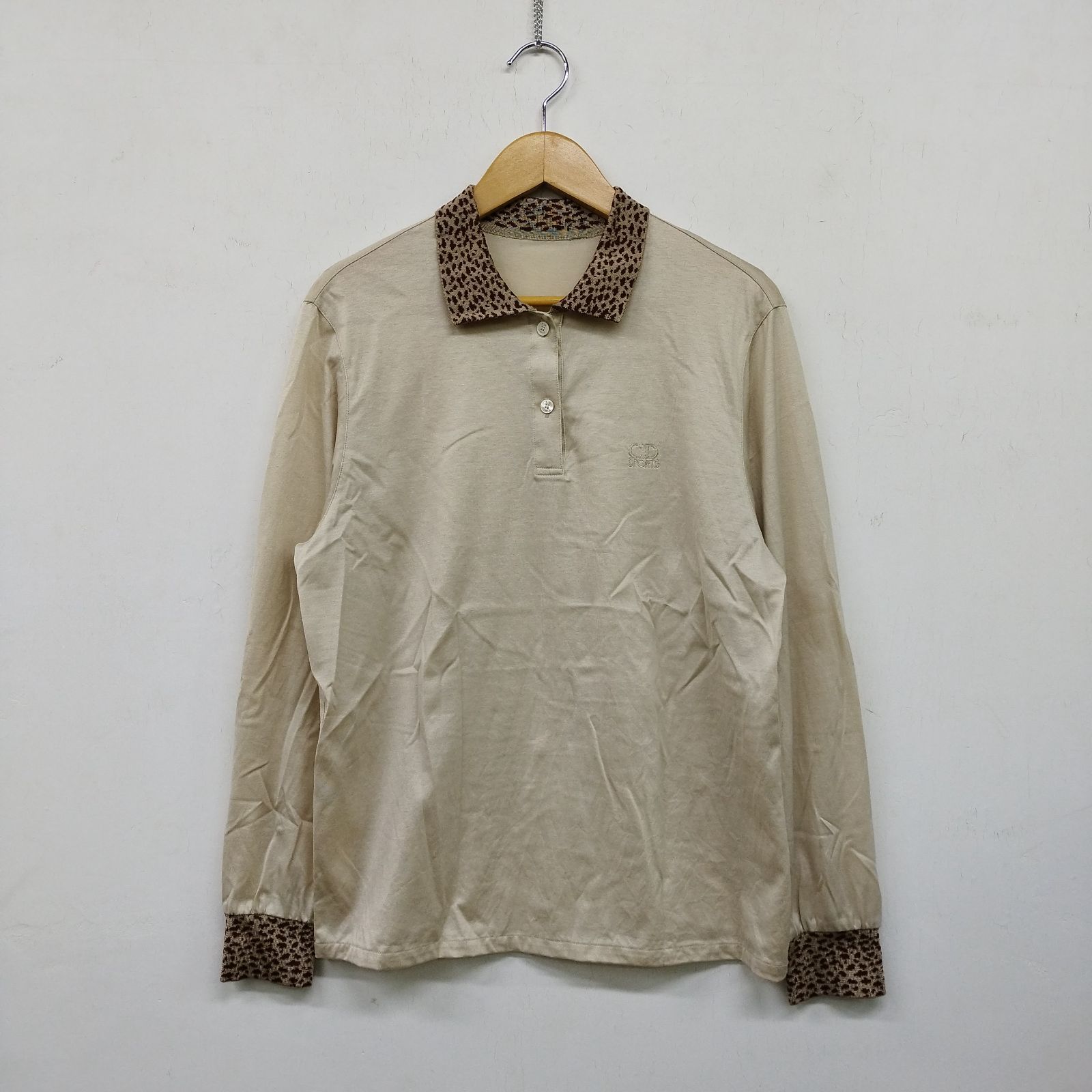 良品 Christian Dior ポロシャツ 花柄 80s vintage