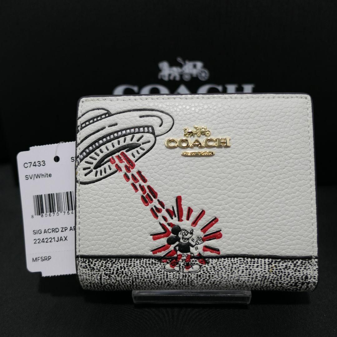 COACH コーチ ミッキーマウス キースヘリング スナップウォレットC7433 - メルカリ