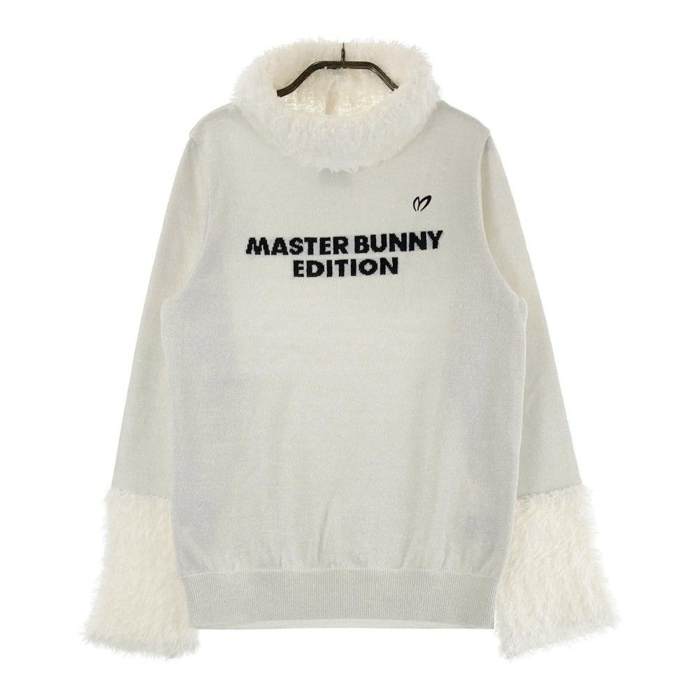 サイズ 1 MASTER BUNNY EDITION マスターバニーエディション タートルネックニットセーター ラメ グレー系 240101451334 ゴルフウェア レディース ストスト