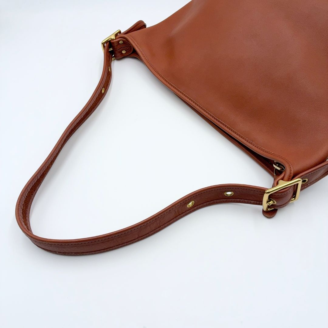 美品】COACH オールドコーチ ターンロック レザー ショルダーバッグ