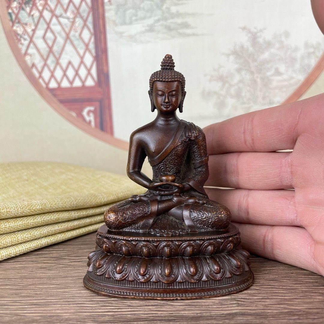 地蔵 大日如来菩薩像 観音 銅製 仏像 彫刻 置物 開運 風水 地蔵 大日