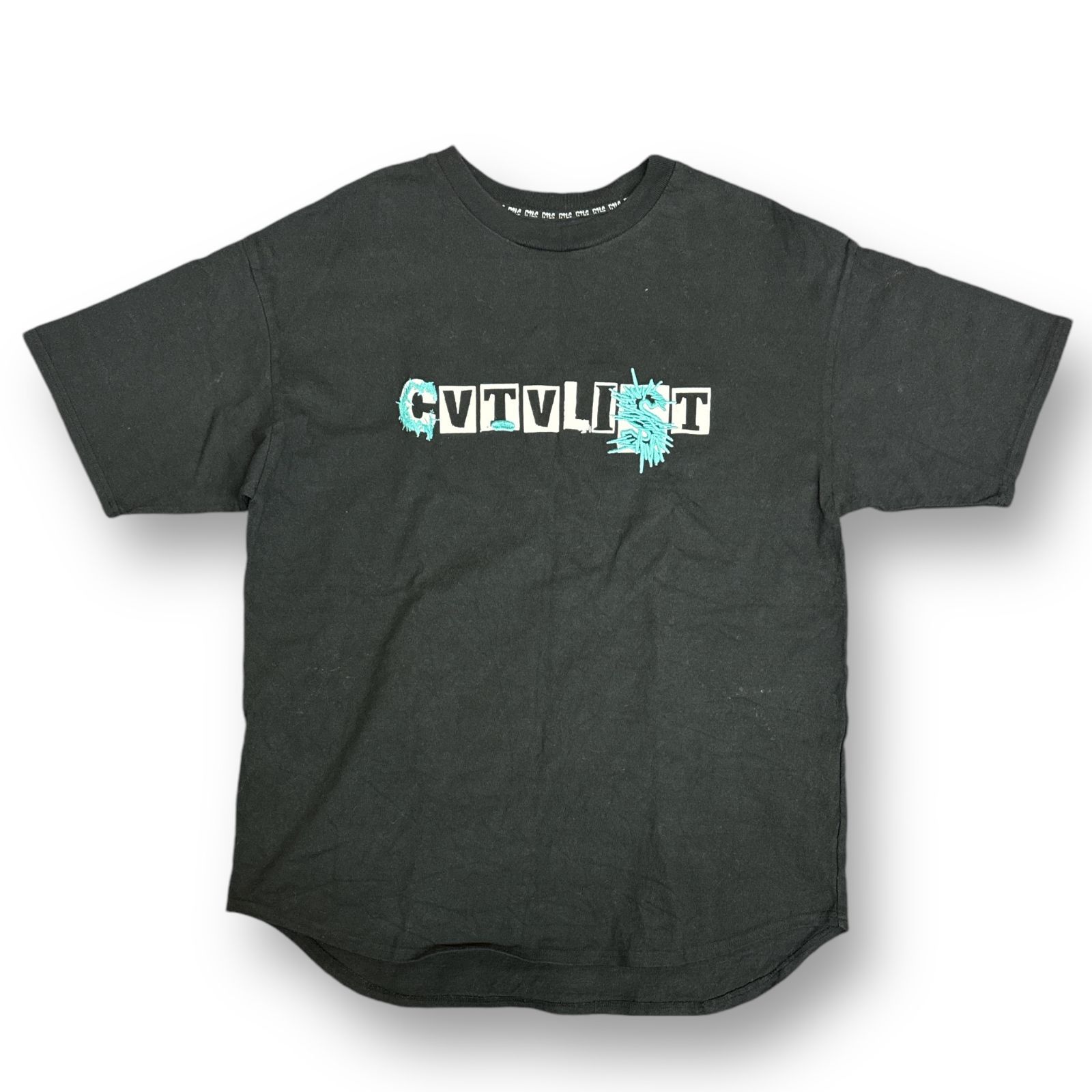 CVTVLIST 刺繍Tシャツ カットソー カタリスト ブラック 76644A5 - メルカリ