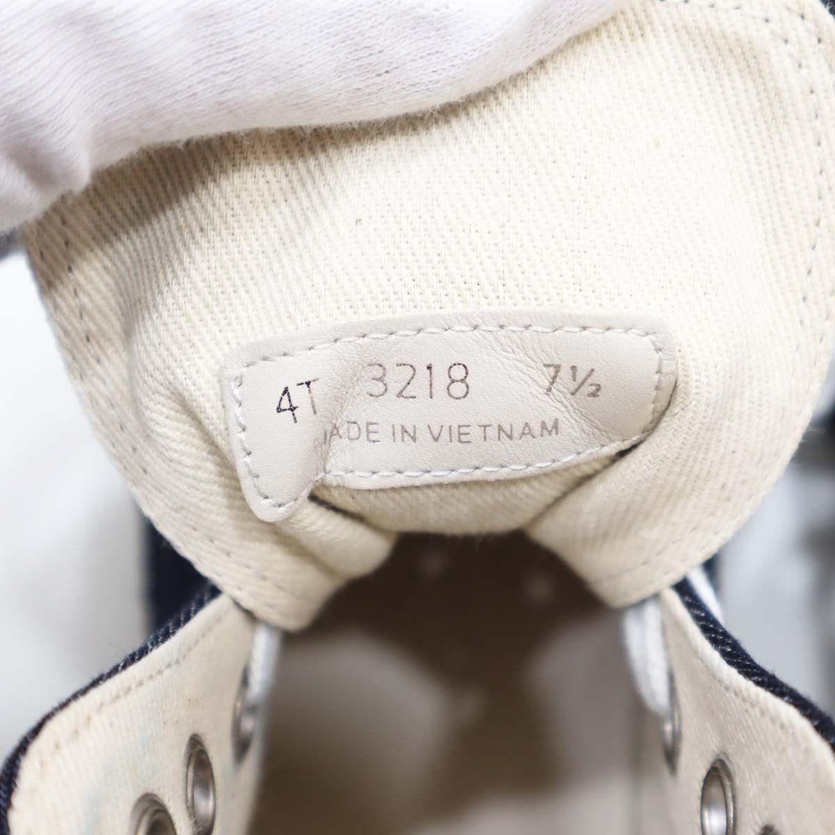 プラダ PRADA スポーツ デニム ハイカット スニーカー 靴 4T 3218 