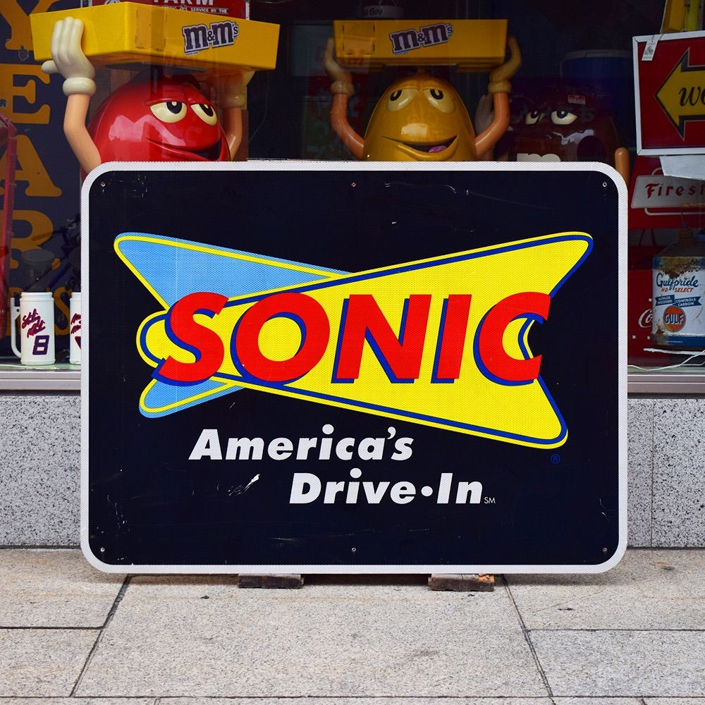 アメリカン　ヴィンテージ　ロードサイン　看板 ヴィンテージロード看板 ロードサイン ひっぱり