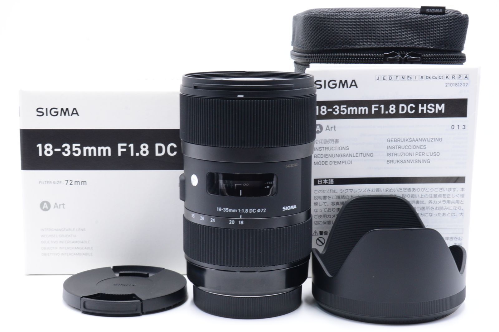 ☆超美品☆ シグマ SIGMA 18-35mm F1.8 DC HSM | Art A013 | Canon EF