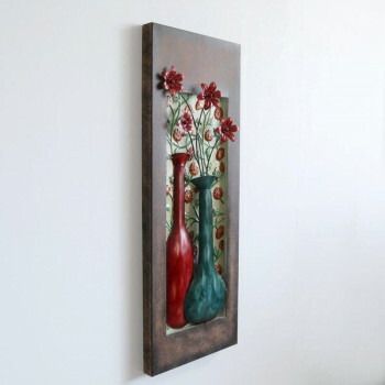 壁飾り レッド＆ブルー