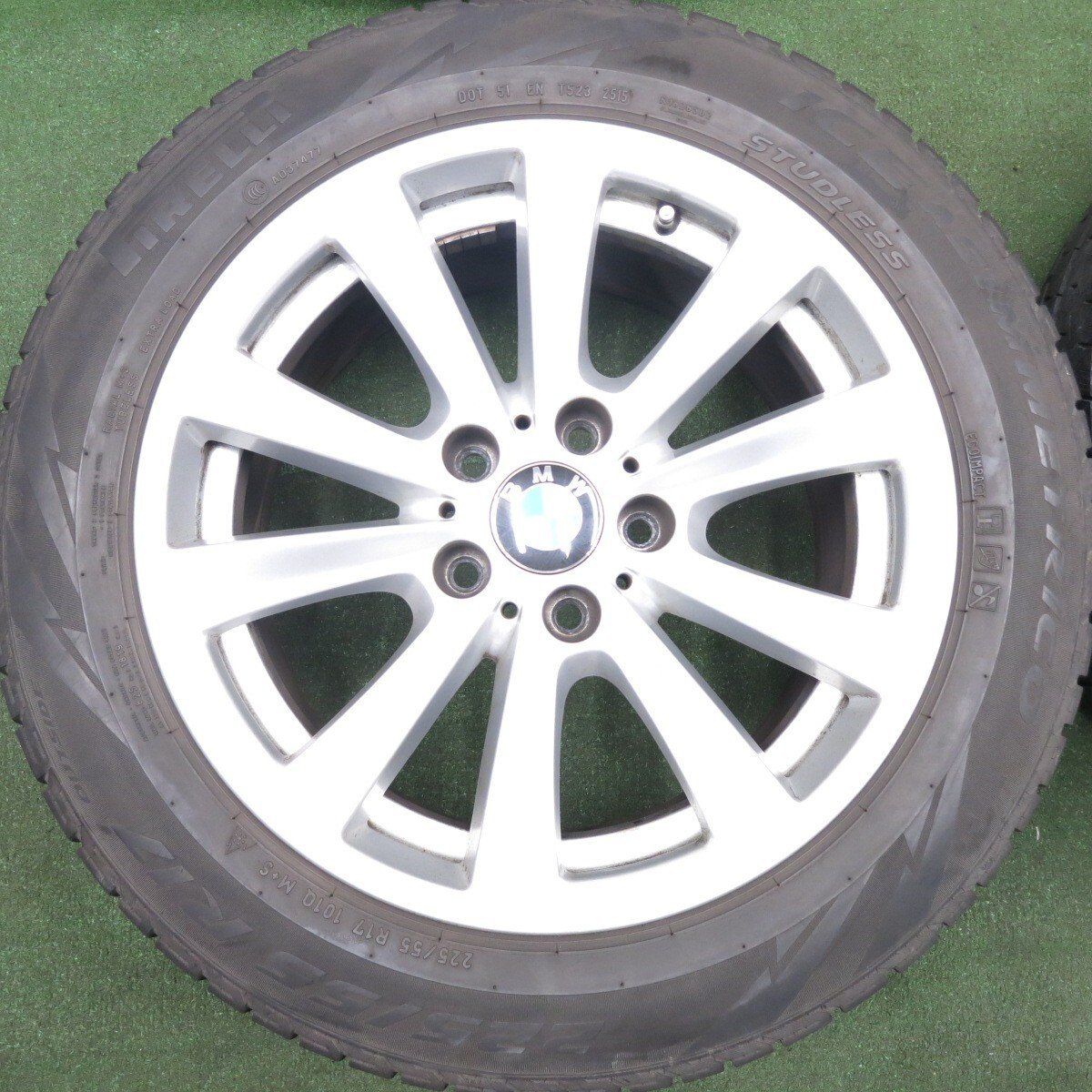 4本価格☆BMW 5シリーズ F10 純正 225/55R17 スタッドレス ピレリ 