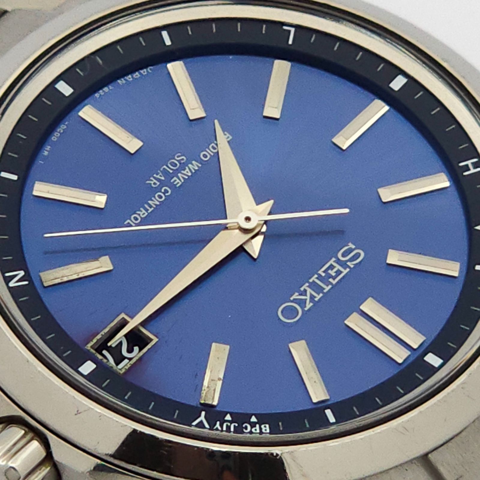 SEIKO セイコー ブライツ 7B24-0BH0 ソーラー電波 動作品 チタニウム 
