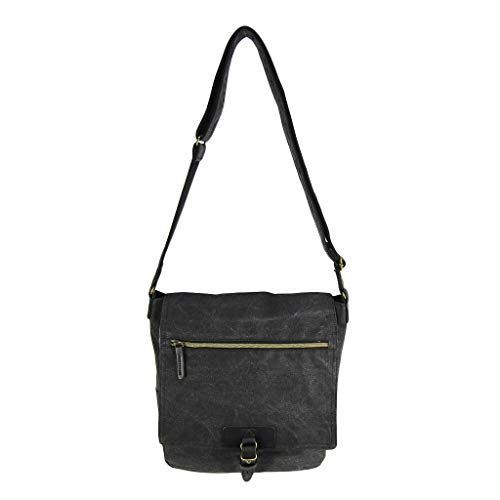 ブラック [帆布工房] [ハンプコウボウ] ショルダーバッグ VintageIIシリーズ A4対応 3X96 ブラック