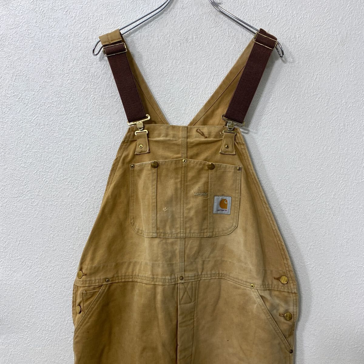 Carhartt】80´s USA製 ダブルニーダックオーバーオールA3048