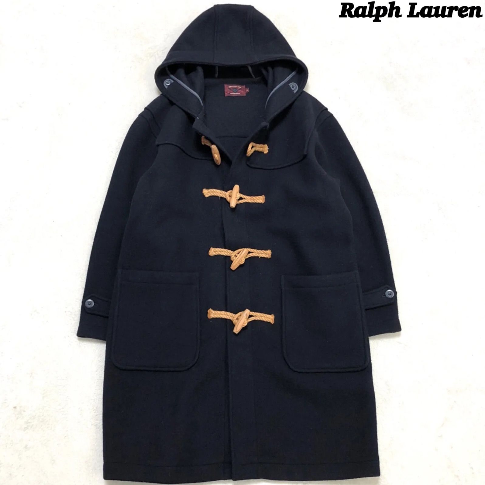 Ralph Lauren ダッフルコート トグル ウール Lサイズ ネイビー 紺色 ラルフローレン