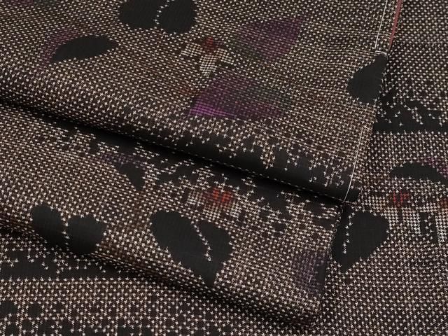 平和屋着物 上 本場大島紬 7マルキ 枝花文 ♥ CYAA3354s5