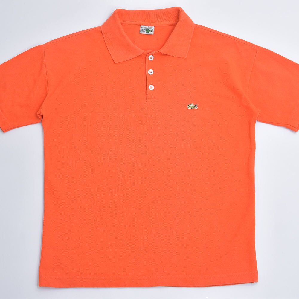 70〜80s フランス製 LACOSTE ラコステ Chemise 半袖 ポロシャツ