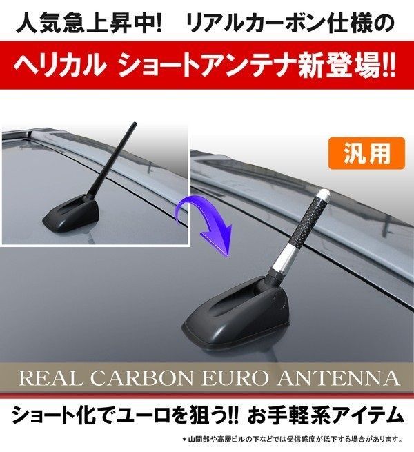 エブリイワゴン DA17W ショートアンテナ カー用品 カーボン