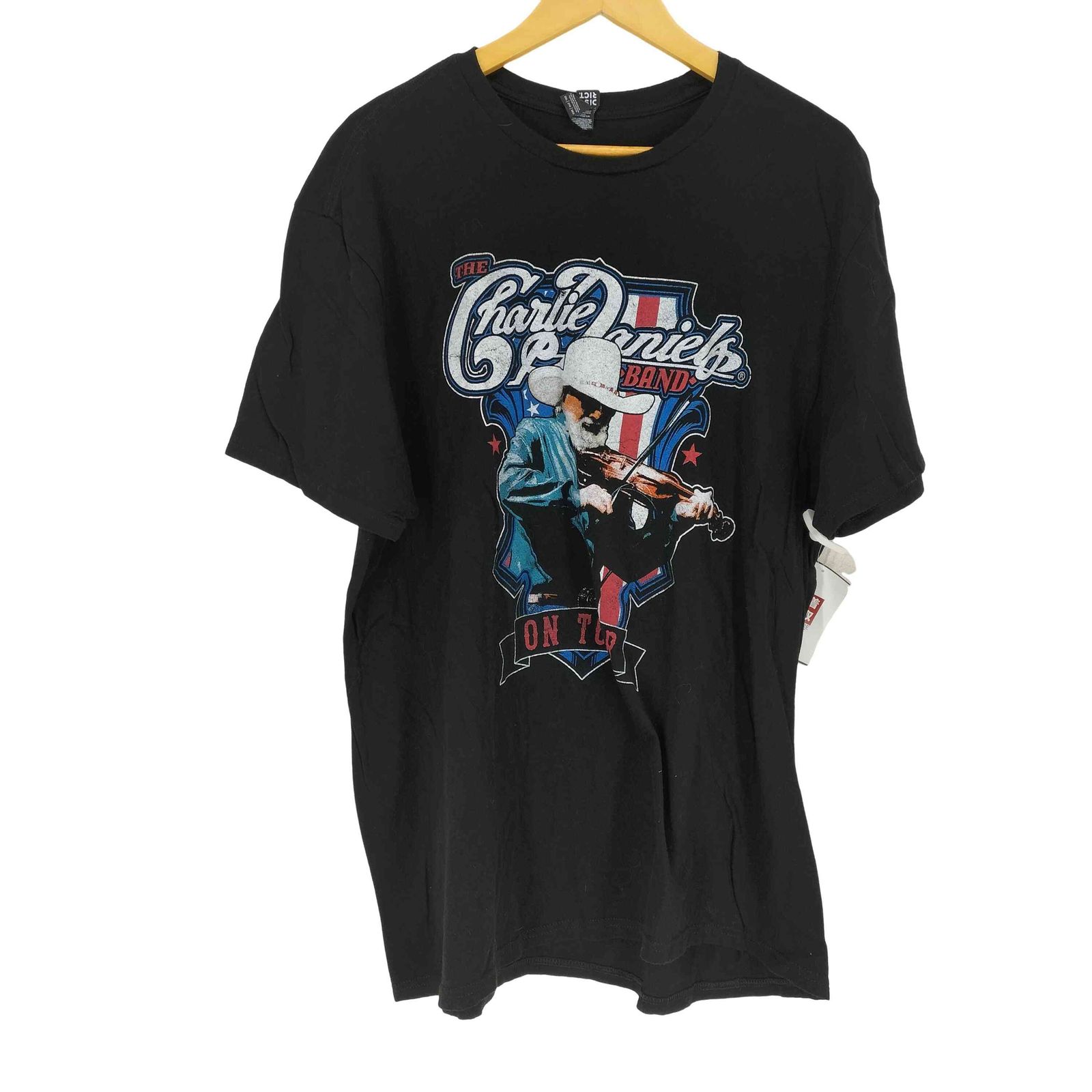 ユーズドフルギ USED古着 両面プリントバンドTシャツ メンズ  3XL