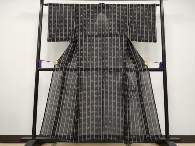 夏物 小紋 絹芭蕉 ６月７月８月に 単衣や絽の時期に 着物 正絹 サイズL 夏物 小紋 絹芭蕉 6月7月8月に 単衣や絽の