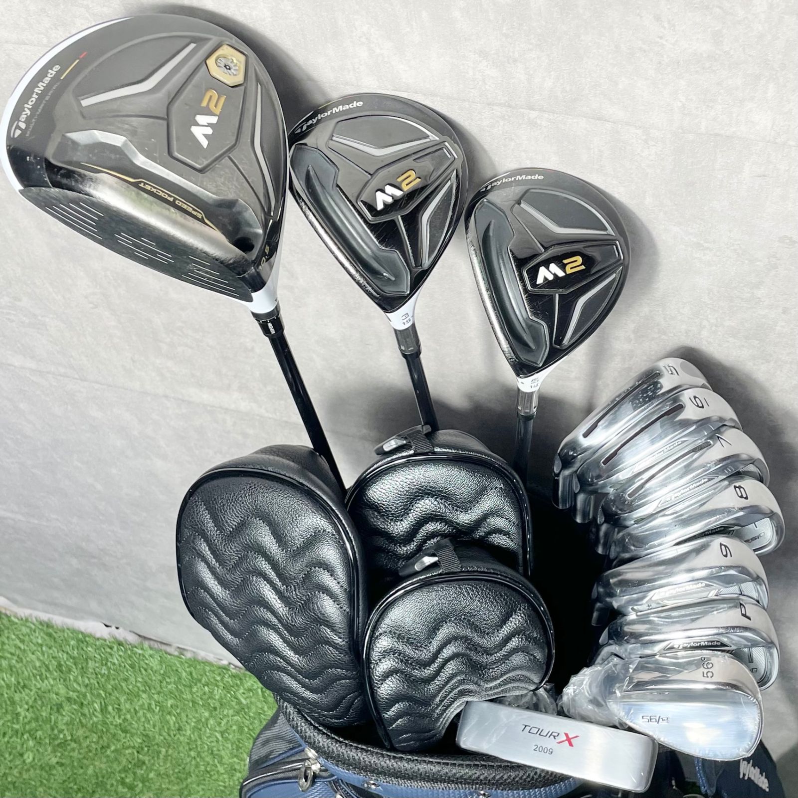 貴重レフティ！バッグ新品！】TaylorMade M2 ゴルフクラブセット