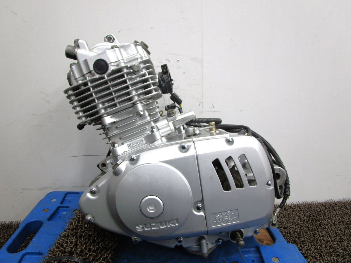 GN125 エンジン A5986 LC6PCJG 始動 済み OH素材に スズキ 157FMI-3 キャブ車 動画有