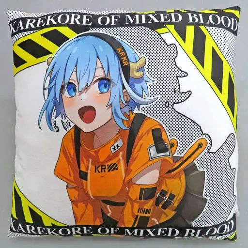 中古】クッション・本体 ヒサメ スクエアクッション 「混血のカレコレ