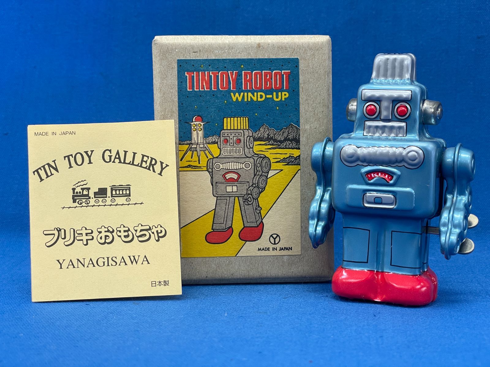 昭和/レトロ☆未使用 三幸製作所 WIND UP TINTOY ROBOT NO.204