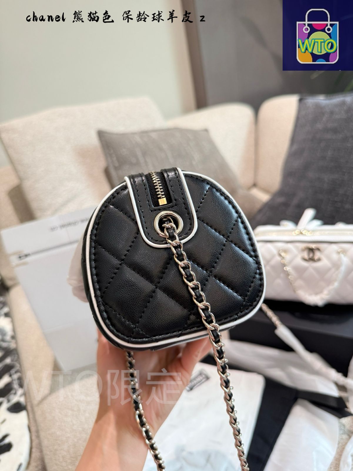 今日特価】Chanel シャネル 25P ボウリングバッグ 多様な背負い