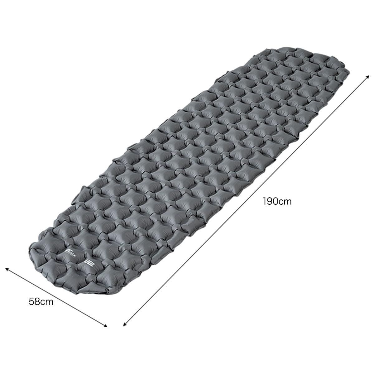 在庫処分】FIELDOOR ウルトラライト エアーマット 【グレー