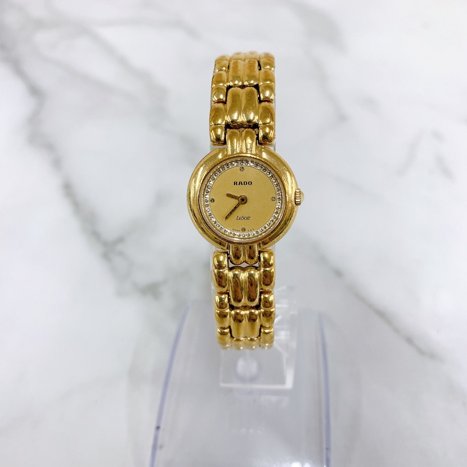 ○ RADO LeSoir ラドー 腕時計 クォーツ ゴールドカラー