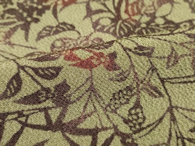 正絹　鬼しぼ縮緬　小紋　花束　菱紋 正絹 鬼しぼ縮緬 小紋 花束 菱紋 正絹 鬼しぼ縮緬 小紋 花束 菱紋