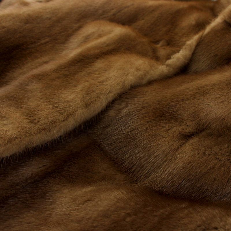 サガミンク SAGA MINK ジンドゥ Jindo 銀サガ ファーコート ハーフ