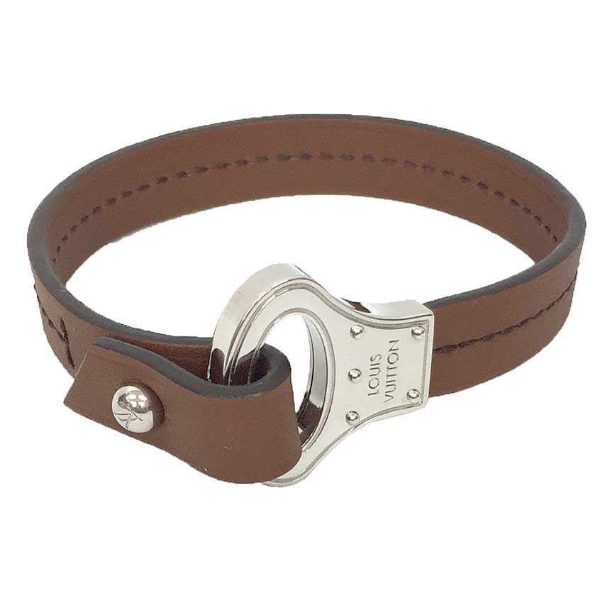 LOUIS VUITTON ルイヴィトン レザー ブレスレット M6360 LOUIS VUITTON ルイヴィトン レザー ブレスレット M6360