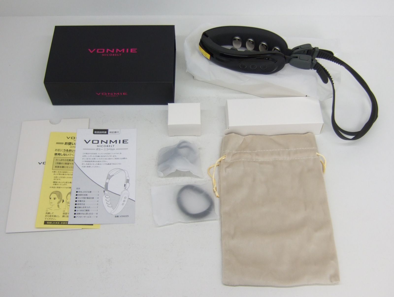 VONMIE NICOBELT ボミーフェイシャルニコベルト 新品未使用 未開封 VONMIE NICOBELT ボミーニコベルト 美顔器 未使用品 - メルカリ