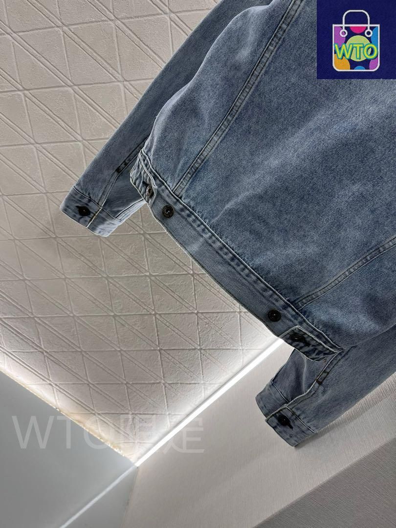 miu miu クロップドデニムジャケット Miu Miu ミュウミュウ ロゴ クロップド デニムジャケット