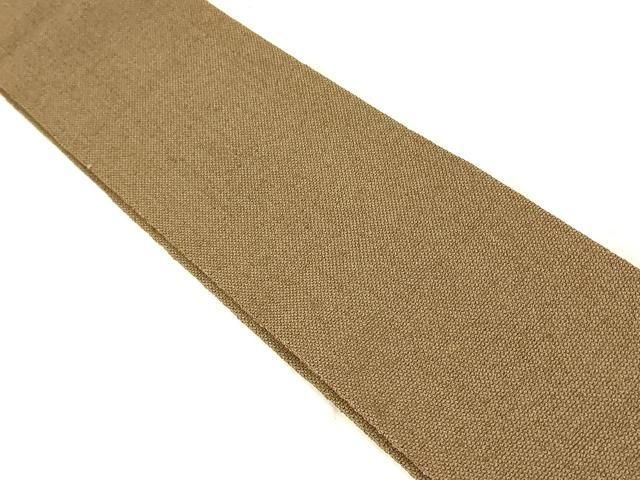 平和屋着物男性　角帯　涅色　正絹　逸品　AAAP6089fw