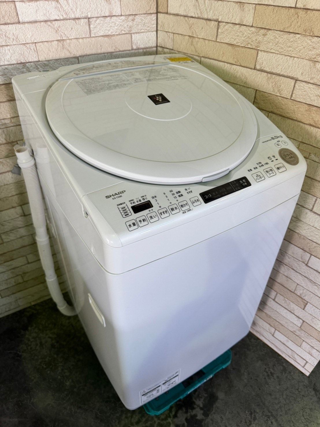 美品】大阪送料無料☆3か月保障付き☆洗濯機☆2021年☆シャープ☆8kg 