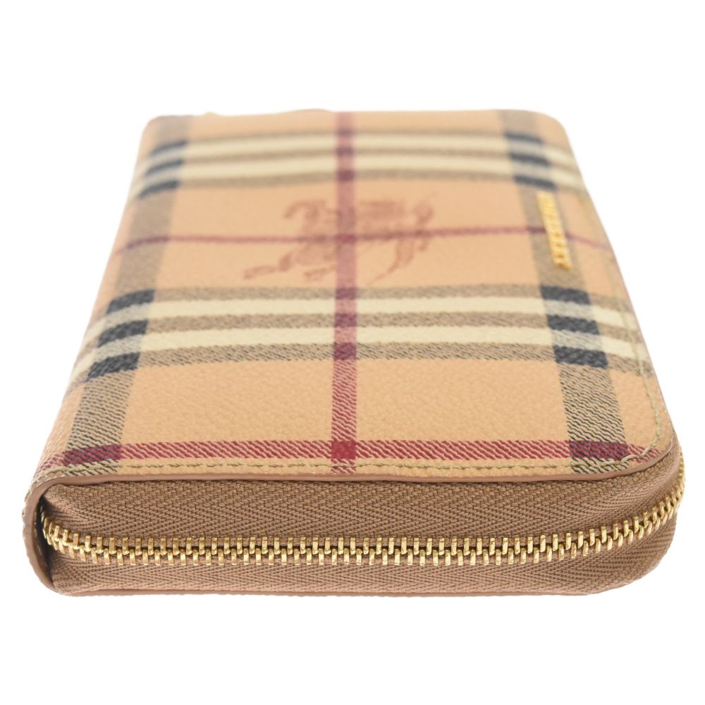 BURBERRY (バーバリー) ノバチェック ラウンドジップ ロング BURBERRY (バーバリー) ノバチェック ラウンドジップ ロング
