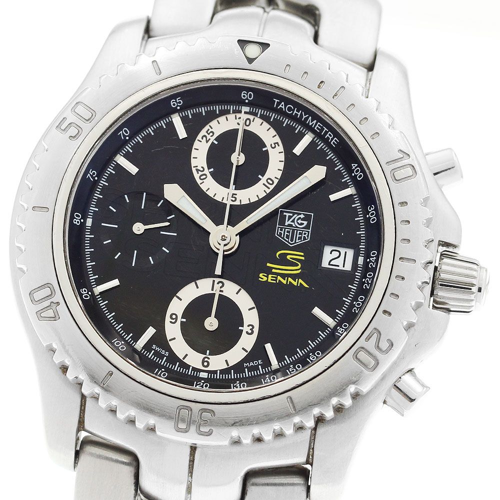 タグホイヤー TAG HEUER CT5114 リンク アイルトン セナ クロノグラフ 自動巻き メンズ_898882