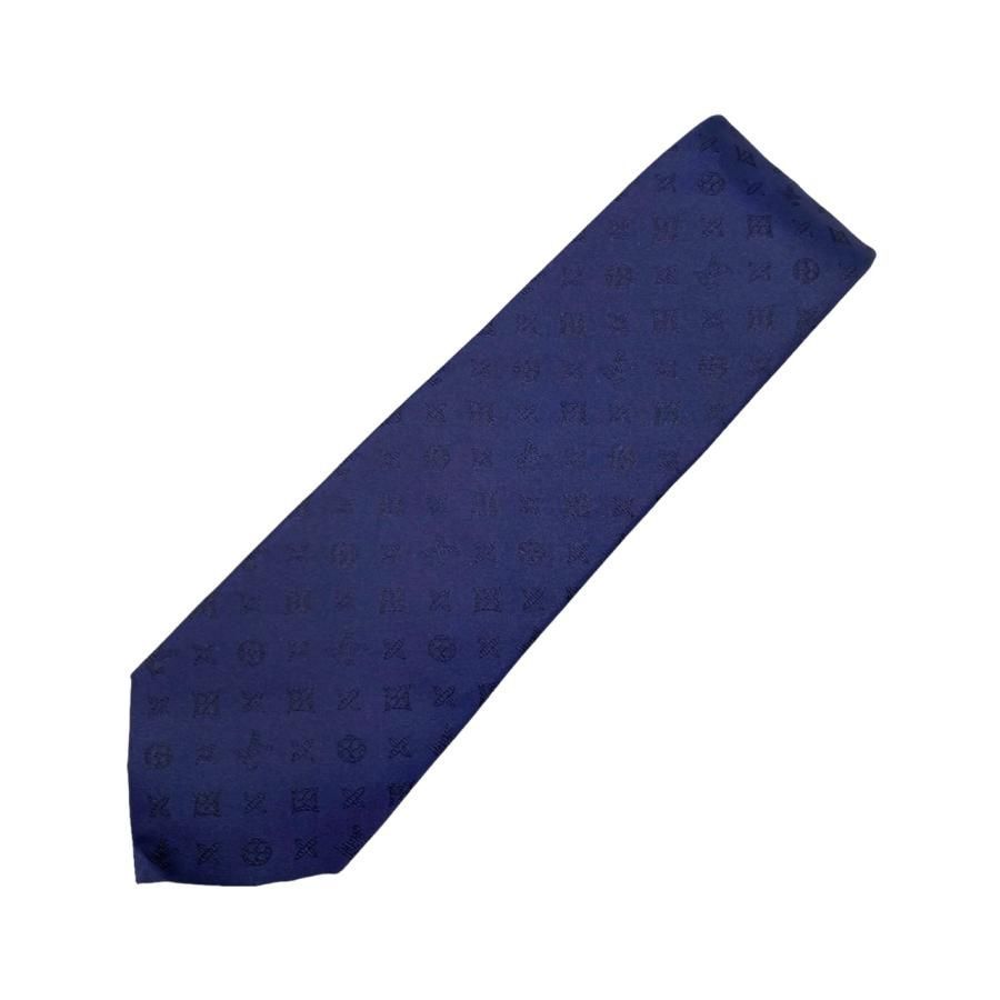 ☆E2760 ルイヴィトン ネクタイ モノグラム シャドウタイ M78861