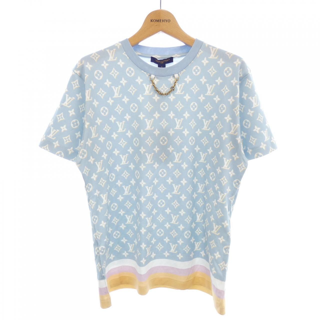 ルイヴィトン LOUIS VUITTON ストライプアクセント モノグラム FPTS42CBA Tシャツ