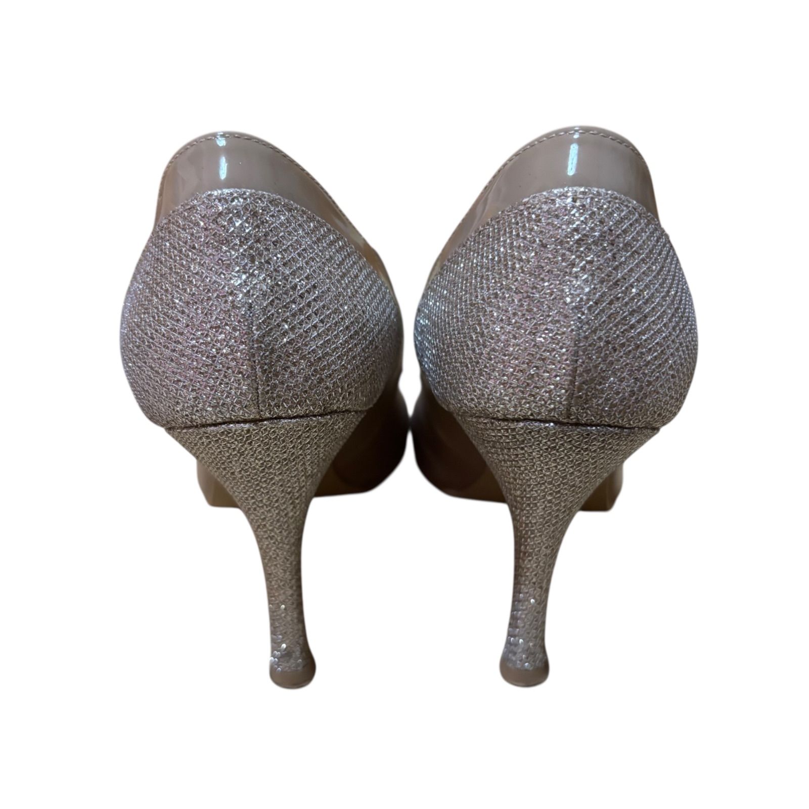 Diana グリッターパンプス DIANA ダイアナ グリッターパンプス ホワイト - メルカリ