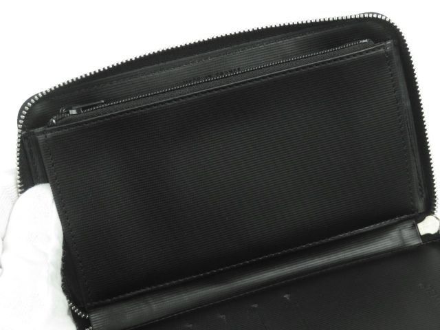 ■新同■　シャネル トラベルライン ラウンド 長財布 ブラック 箱 【21077】 △限定値下げ▽ □新同□ シャネル トラベルライン ラウンド 長財布