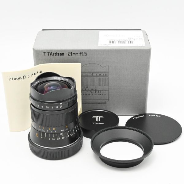 新品級の極上美品/動作◎ TTArtisan 21mm f/1.5 ASPH RFマウント EOS-R ブラック レンズ - メルカリ