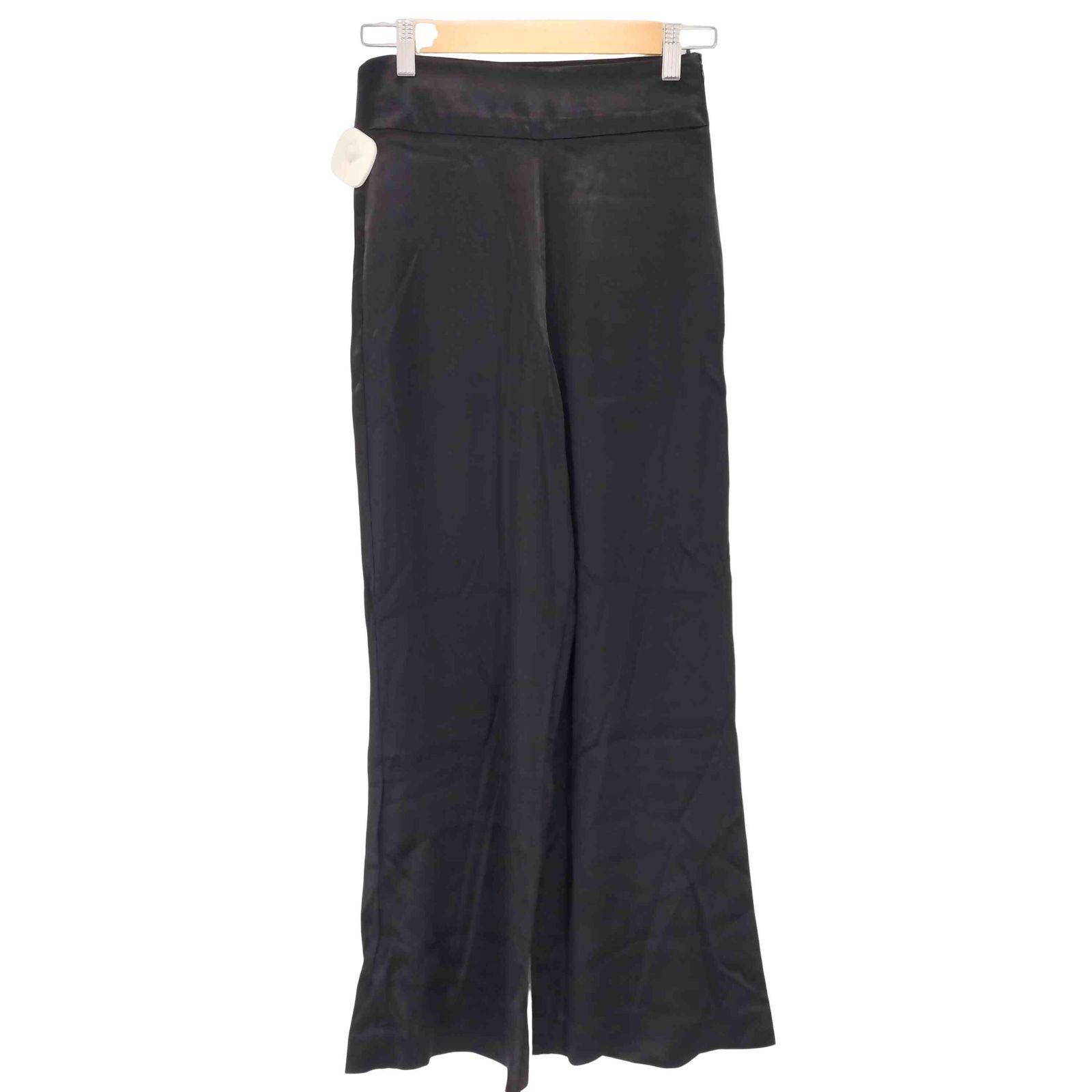 ZARA ハイウエストサテンパンツ 5427/429 ハイウエストサテンパンツ - ブラック | ZARA Japan / 日本