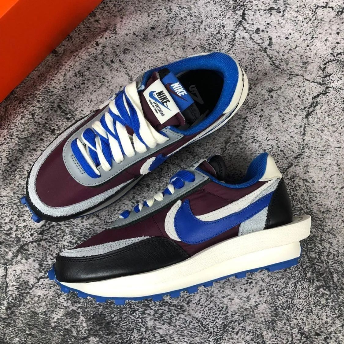 新品未使用 NIKE ナイキ SACAI X UNDERCOVER X LDWAFFLE 'NIGHT MAROON TEAM ROYAL' サカイ  X アンダーカバー X LDワッフル 'ナイト マルーン チーム ロイヤル' メンズ DJ4877-600 - メルカリ