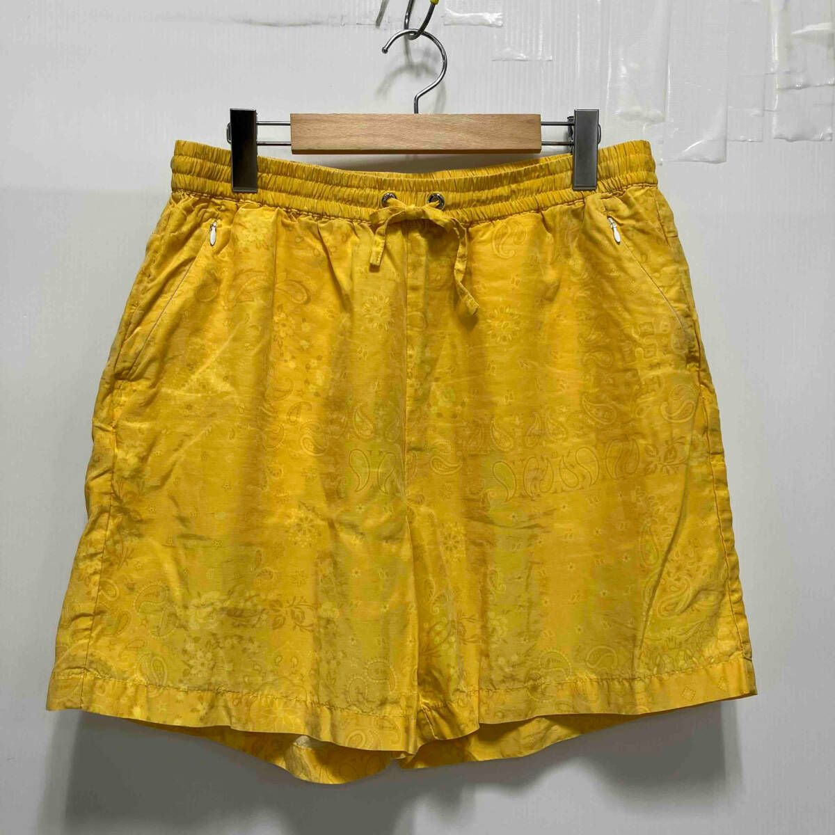 イエロー KITH その他ハーフパンツ ペイズリー 黄色
